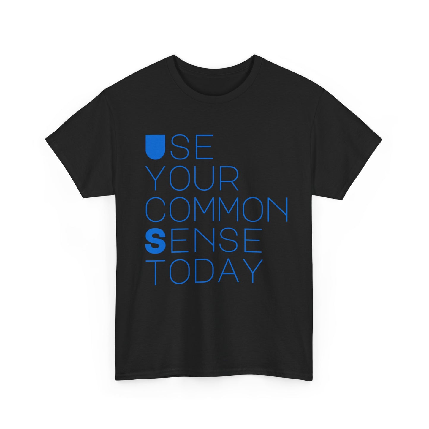 Unisex Heavy Cotton Tee with 'Use Your Common Sense Today' Print | Casual Style, Everyday Wear, Gift Idea, Motivational Shirt, [...]
