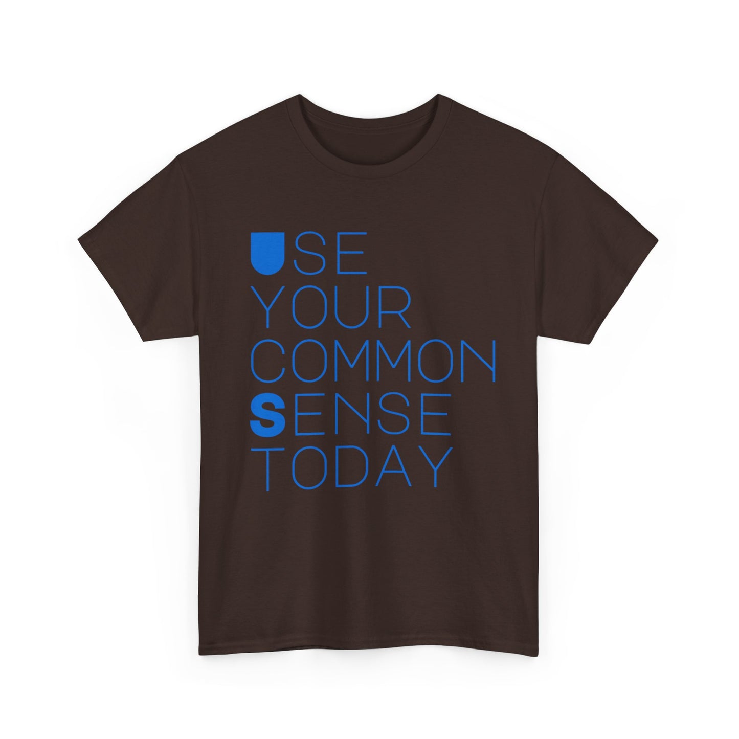 Unisex Heavy Cotton Tee with 'Use Your Common Sense Today' Print | Casual Style, Everyday Wear, Gift Idea, Motivational Shirt, [...]