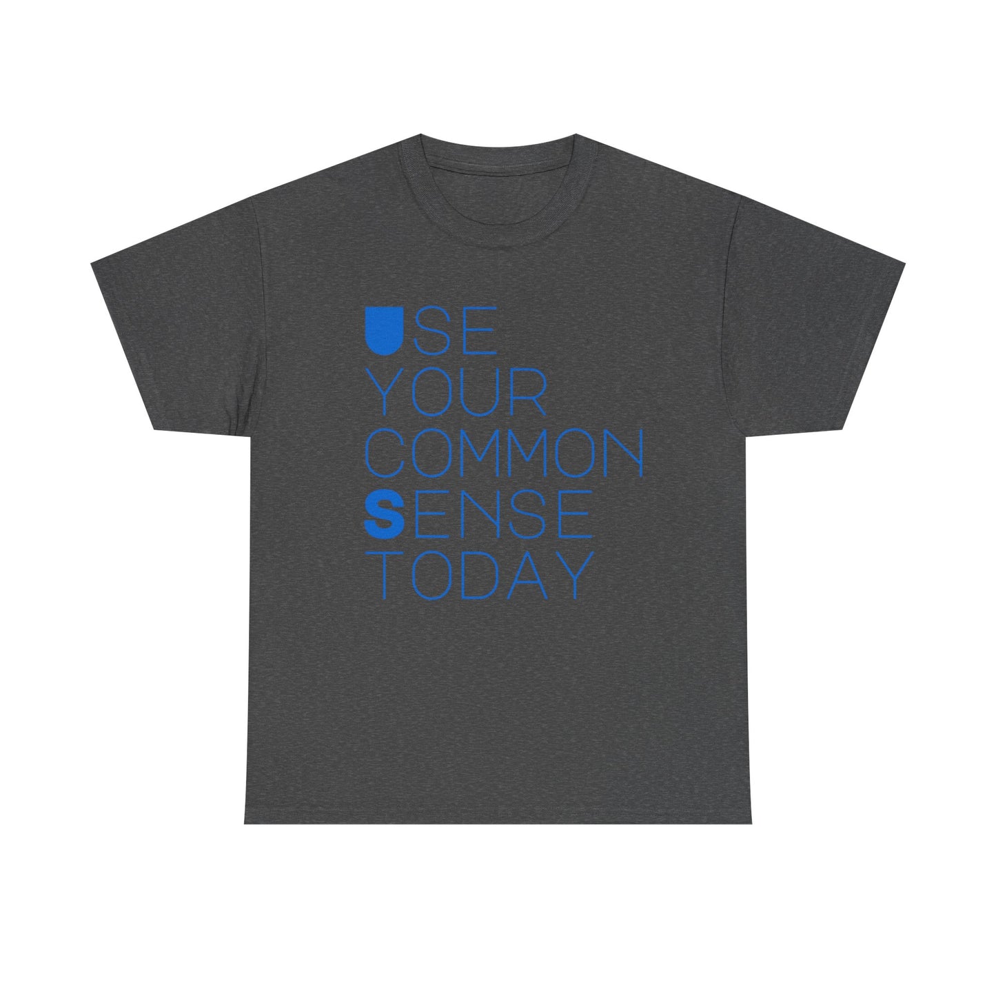 Unisex Heavy Cotton Tee with 'Use Your Common Sense Today' Print | Casual Style, Everyday Wear, Gift Idea, Motivational Shirt, [...]