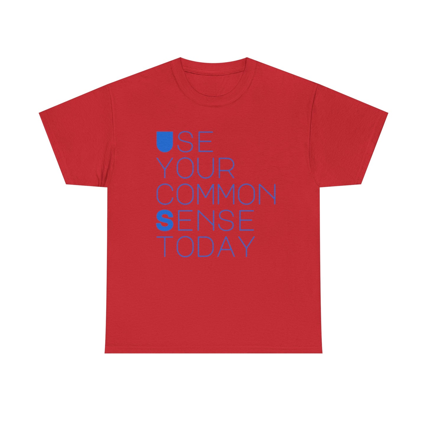 Unisex Heavy Cotton Tee with 'Use Your Common Sense Today' Print | Casual Style, Everyday Wear, Gift Idea, Motivational Shirt, [...]