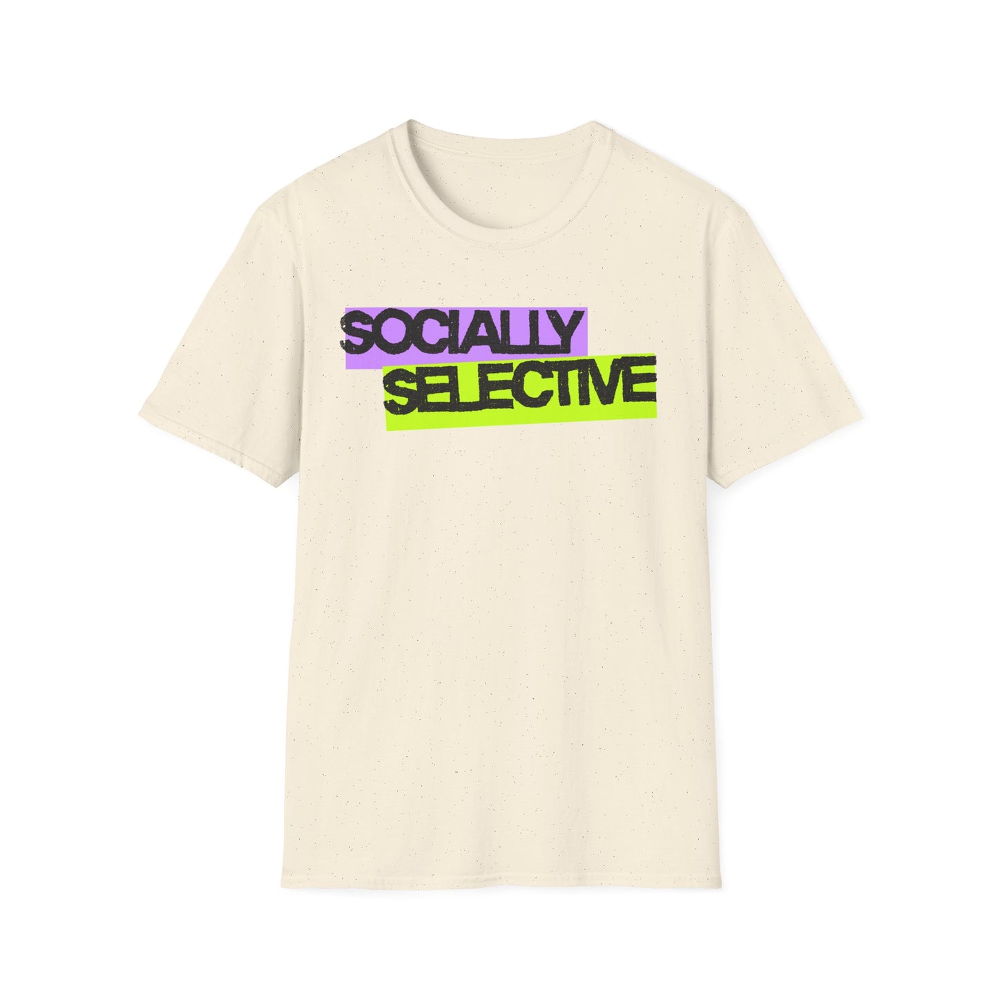 Socially Selective T-Shirt | Unisex Softstyle Tee for Casual Outings, Gift for Friends, Summer Style, Cool Trendy Top